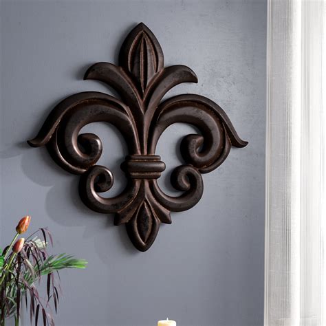 metal fleur de lis wall hanging|fleur de lis wood.